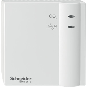 Merten Czujnik CO2 wilgotności i temperatury KNX natynkowy 10mA - Biały - MTN6005-0001