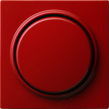 Gira Osłona ściemniacza obrotowego z pokrętłem S-Color czerwony 065043