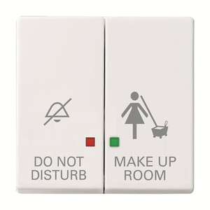 ABB Klawisz z nadrukiem ‘’Do not disturb’’ i ‘’Make up room’’ - 1785/11 K-884