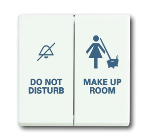 ABB Klawisz z nadrukiem ‘’Do not disturb’’ i ‘’Make up room’’ - 1785/11-884