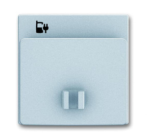 ABB Pokrywa stacji ładującej ładowarki USB 6474 U - Future - Aluminiowo-srebrny - 6478-83-500