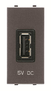 ABB Gniazdo ładowania USB - Zenit - Antracyt - N2185 AN