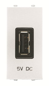 ABB Gniazdo ładowania USB - Zenit - Biały - N2185 BL