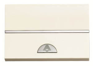 ABB Przycisk z symbolem dzwonka 3M - Zenit - Biały - N2304 BL