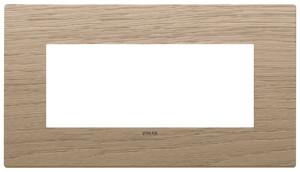 Vimar Eikon Ramka ozdobna Drewno (drewniana) 5M British Standard - Dąb bezszypułkowy - 22649.31