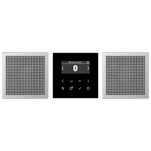 Jung LS Zestaw Stereo Radio cyfrowe DAB+ Bluetooth - Alumium - DABAL2BT