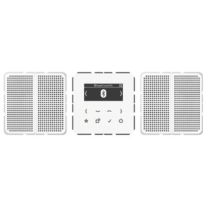 Jung CD Zestaw Mono Radio cyfrowe DAB+ - Bluetooth -  Biały - DABCD2BTWW