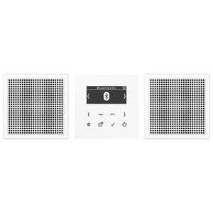Jung LS Zestaw Stereo Radio cyfrowe DAB+ Bluetooth - Biały - DABLS2BTWW