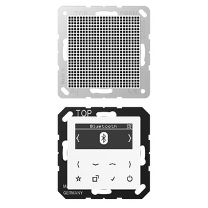 Jung Serie A Zestaw Mono Radio cyfrowe DAB+ Bluetooth - Biały - DABA1BTWW