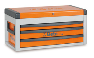 Beta Skrzynia narzędziowa C22S z 3 szufladami pomarańczowa - 022000501
