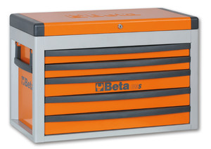 Beta Skrzynia narzędziowa C23S z 5 szufladami pomarańczowa - 023000501