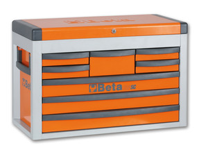 Beta Skrzynia narzędziowa C23SC z 8 szufladami pomarańczowa - 023000511