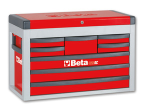 Beta Skrzynia narzędziowa C23SC z 8 szufladami czerwona - 023000513