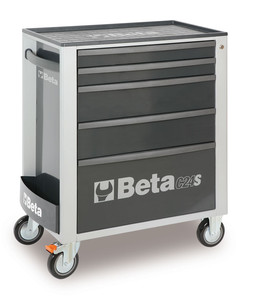 Beta Wózek narzędziowy C24S z 5 szufladami szary - 024002052