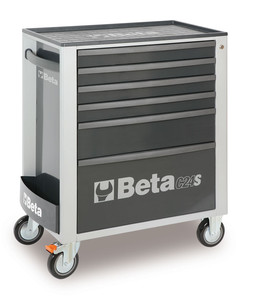 Beta Wózek narzędziowy C24S z 6 szufladami szary - 024002062