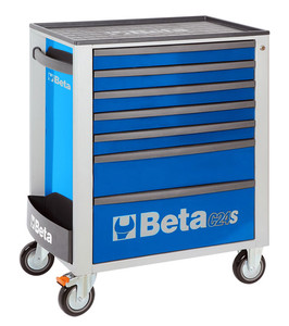 Beta Wózek narzędziowy C24S z 7 szufladami niebieski RAL5015 - 024002076