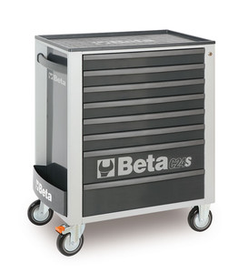Beta Wózek narzędziowy C24S z 8 szufladami szary - 024002082