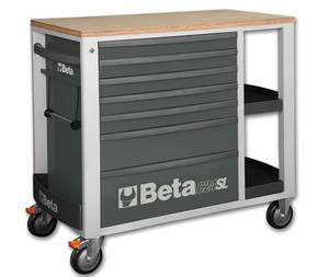 Beta Wózek narzędziowy C24SL z 7 szufladami szary - 024002102