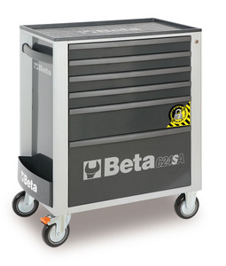 Beta Wózek narzędziowy C24SA z 6 szufladami szary - 024002162
