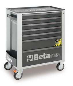 Beta Wózek narzędziowy z 7 szufladami C24SA7 szary - 024002172