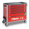 Beta Wózek narzędziowy z 7 szufladami C24SA-XL/7 czerwony - 024002273