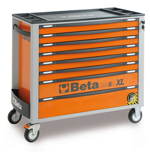 Beta Wózek narzędziowy z 8 szufladami C24SA-XL8 pomarańczowy - 024002281