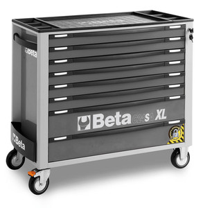 Beta Wózek narzędziowy z 8 szufladami C24SA-XL8 szary - 024002282