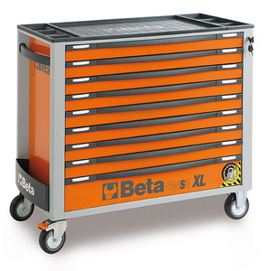 Beta Wózek narzędziowy z 9 szufladami C24SA-XL pomarańczowy - 024002331