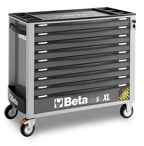 Beta Wózek narzędziowy z 9 szufladami C24SA-XL szary - 024002332
