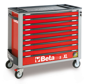 Beta Wózek narzędziowy z 9 szufladami C24SA-XL czerwony - 024002333