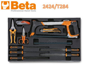 Beta Zestaw narzędzi we wkładce z tworzywa (10 sztuk) - 024240284