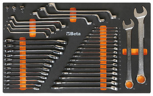 Beta Zestaw narzędzi 40 sztuk w miękkim wkładzie profilowanym - 024500025