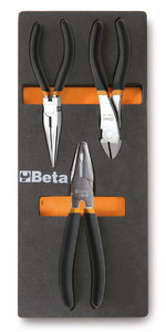 Beta Zestaw narzędzi 3 sztuki w miękkim wkładzie profilowanym - 024500137