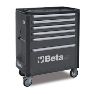 Beta Wózek narzędziowy C37 z 6 szufladami szary - 037000062