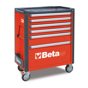 Beta Wózek narzędziowy C37 z 6 szufladami czerwony - 037000063