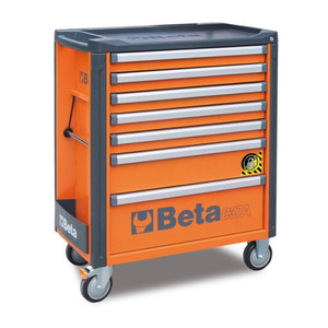 Beta Wózek narzędziowy C37A z 7 szufladami pomarańczowy - 037000271