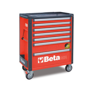Beta Wózek narzędziowy C37A z 7 szufladami czerwony - 037000273