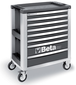 Beta Wózek narzędziowy C39 aluminium z 8 szufladami szary - 039000042