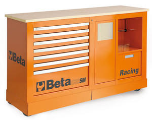 Beta Wózek narzędziowy C39 typu Racing SM pomarańczowy - 039390001