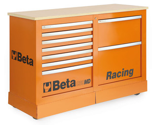 Beta Wózek narzędziowy C39 typu Racing MD pomarańczowy - 039390101