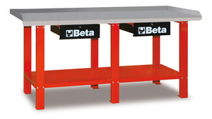 Beta Stół warsztatowy C56 czerwony - 056000203