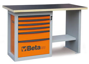 Beta Stół warsztatowy C59C pomarańczowy - 059000003