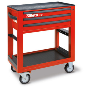 Beta Wózek narzędziowy C50S z 3 szufladami czerwony - 050000303