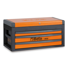 Beta Skrzynka narzędziowa RSC22 z 3 szufladkami pomarańczowa - 022003001