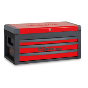 Beta Skrzynka narzędziowa RSC22 z 3 szufladkami czerwona - 022003003