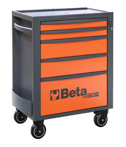 Beta Wózek narzędziowy RSC24S z 5 szufladkami pomarańczowo-szary - 024004051