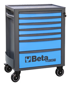 Beta Wózek narzędziowy RSC24S z 7 szufladkami niebieski - 024004076