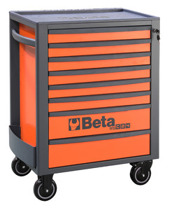 Beta Wózek narzędziowy RSC24S z 8 szufladkami pomarańczowy - 024004080
