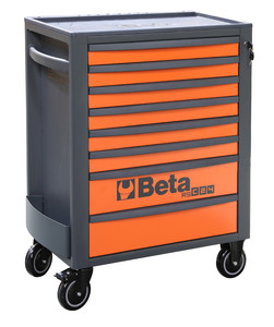 Beta Wózek narzędziowy RSC24S z 8 szufladkami pomarańczowo-szary - 024004081