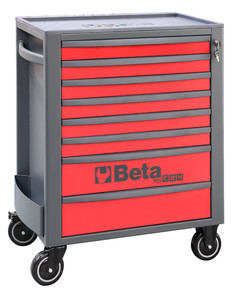 Beta Wózek narzędziowy RSC24S z 8 szufladkami czerwony - 024004083